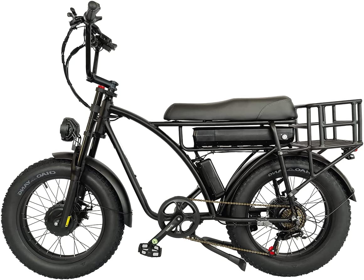 SLMRO E5 PLUS 2000W City & Mountain Electric Bike with Fat Tires