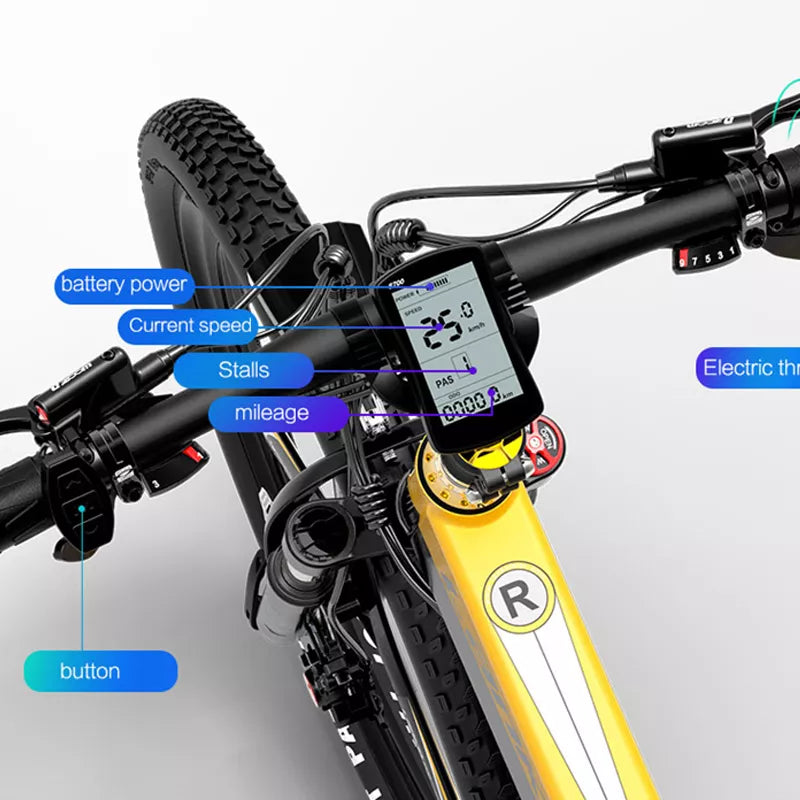 Lankeleisi XT750 Sport Version 500W Foldable Mountain Electric Bike with 26" Fat Tires - Pre-order