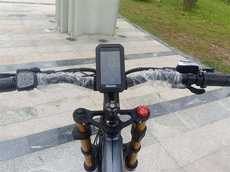 Lankeleisi RV700 1000W Full Suspension Electric Mountain Bike with 26" with Fat Tires