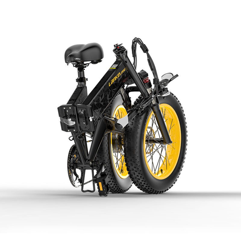 Lankeleisi X3000 Plus 1000W Foldable Mountain Electric Bike with 20" Fat Tires