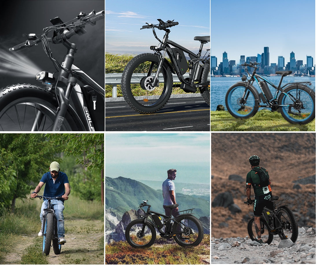 SLMRO XDC600 PLUS 2000W City & Mountain Electric Bicycle with Fat Tires