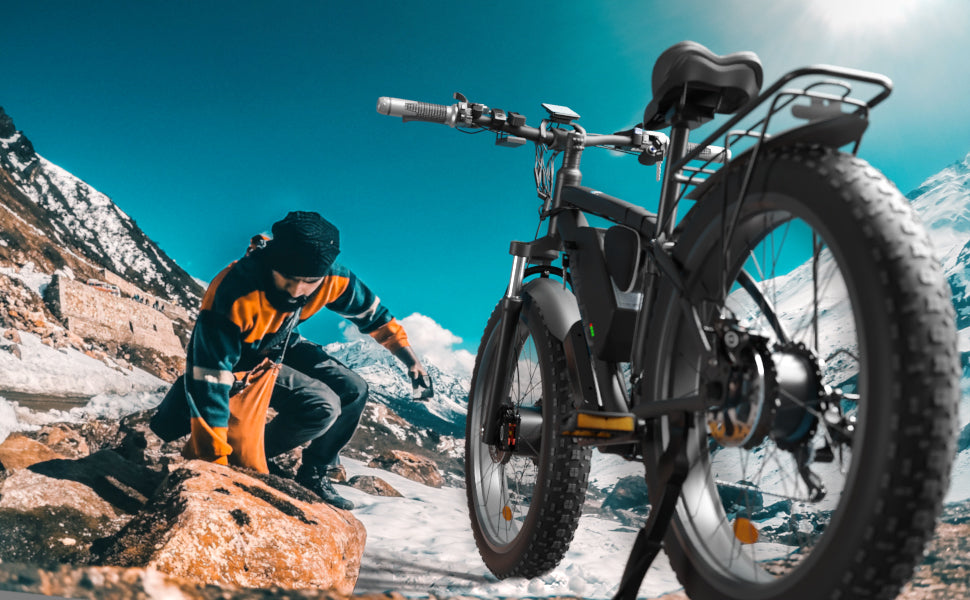 SLMRO XDC600 PLUS 2000W City & Mountain Electric Bicycle with Fat Tires