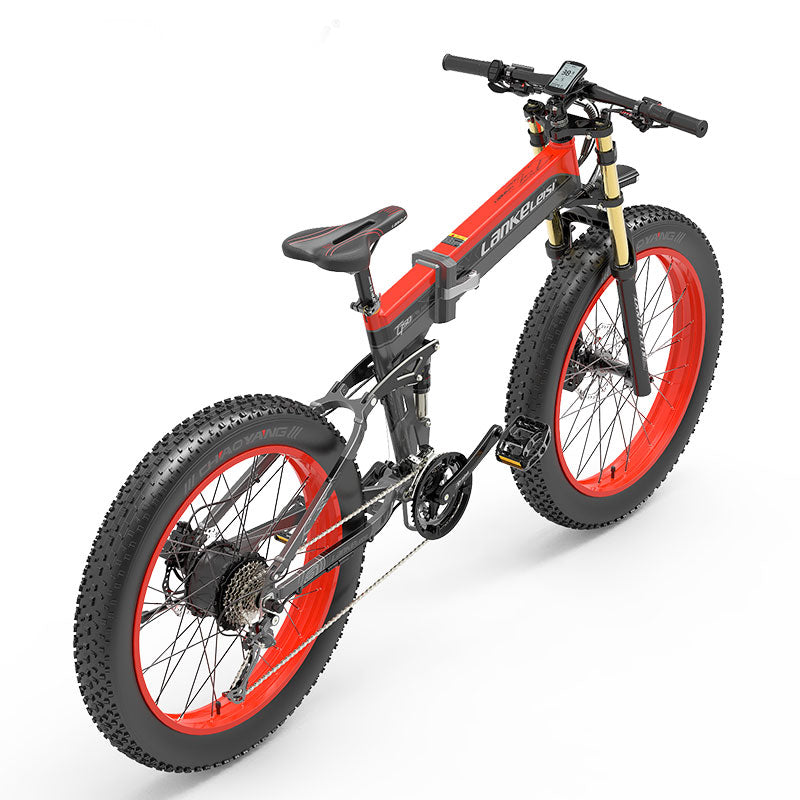 Lankeleisi XT750 Plus 1000W Foldable Mountain Electric Bike with 26" Fat Tires