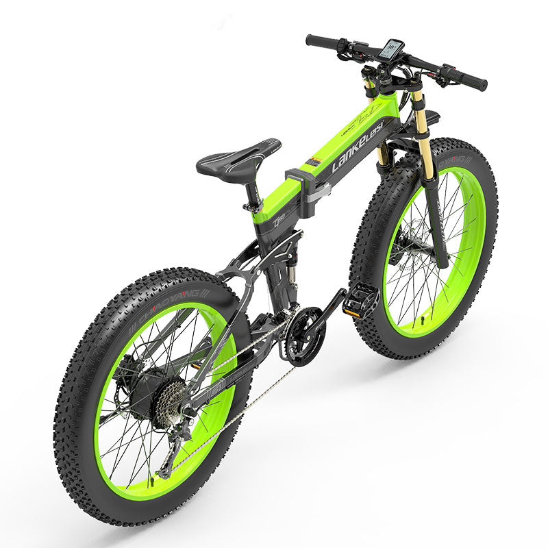 Lankeleisi XT750 Plus 1000W Foldable Mountain Electric Bike with 26" Fat Tires