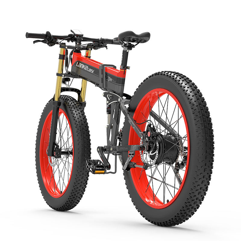 Lankeleisi XT750 Plus 1000W Foldable Mountain Electric Bike with 26" Fat Tires