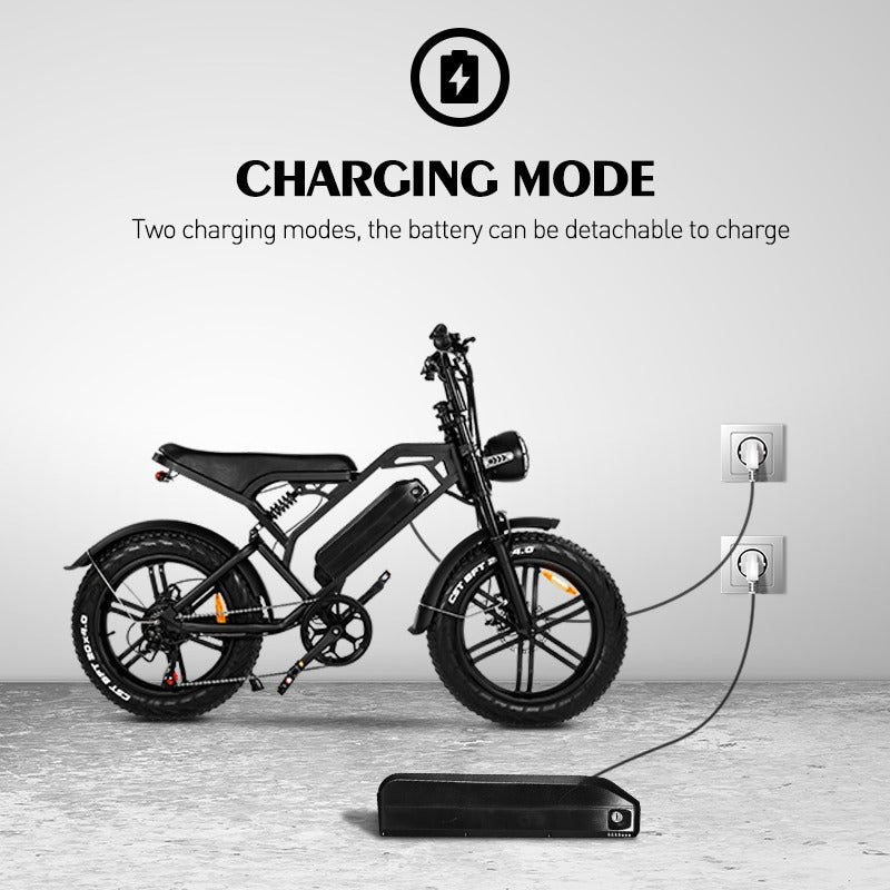 Qmwheel V20 1000W Electric Bike - A Powerful electric bicycle with 20-Inch Fat Tires