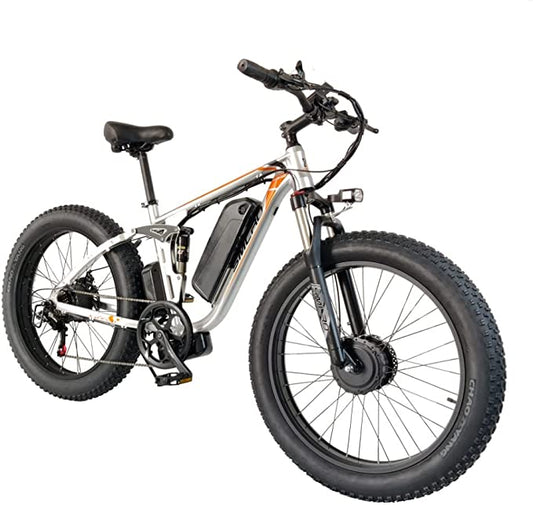 SLMRO V3 PLUS 2000W City & Mountain Electric Bicycle with Fat Tires