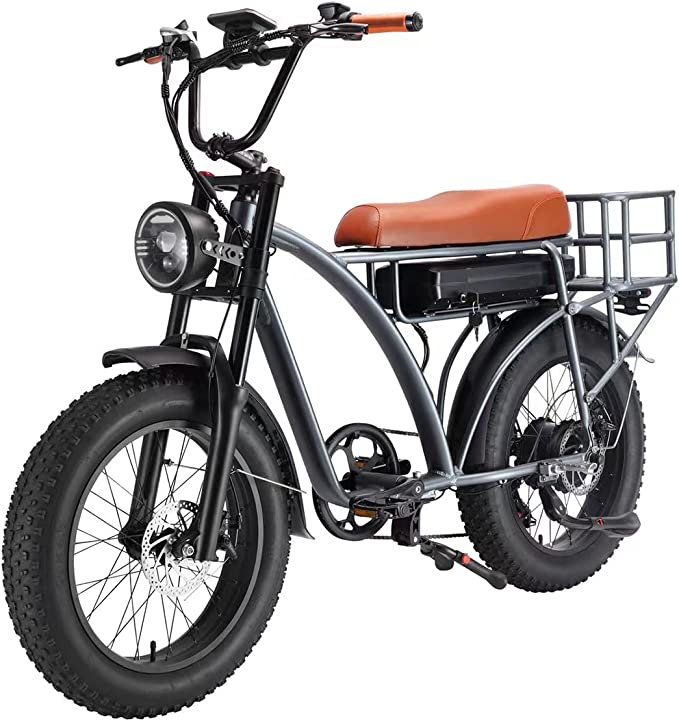 SLMRO E5 PLUS 2000W City & Mountain Electric Bike with Fat Tires