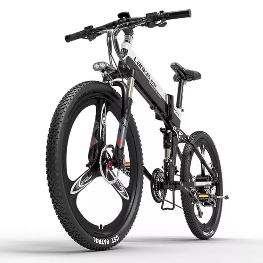 Lankeleisi XT750 Sport Version 500W Foldable Mountain Electric Bike with 26" Fat Tires - Pre-order