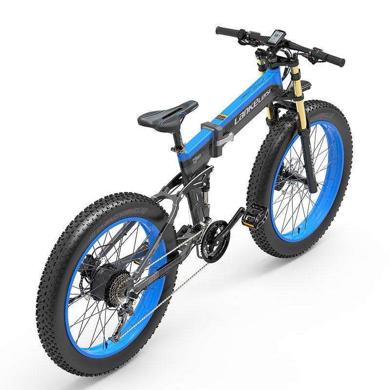 Lankeleisi XT750 Plus 1000W Foldable Mountain Electric Bike with 26" Fat Tires