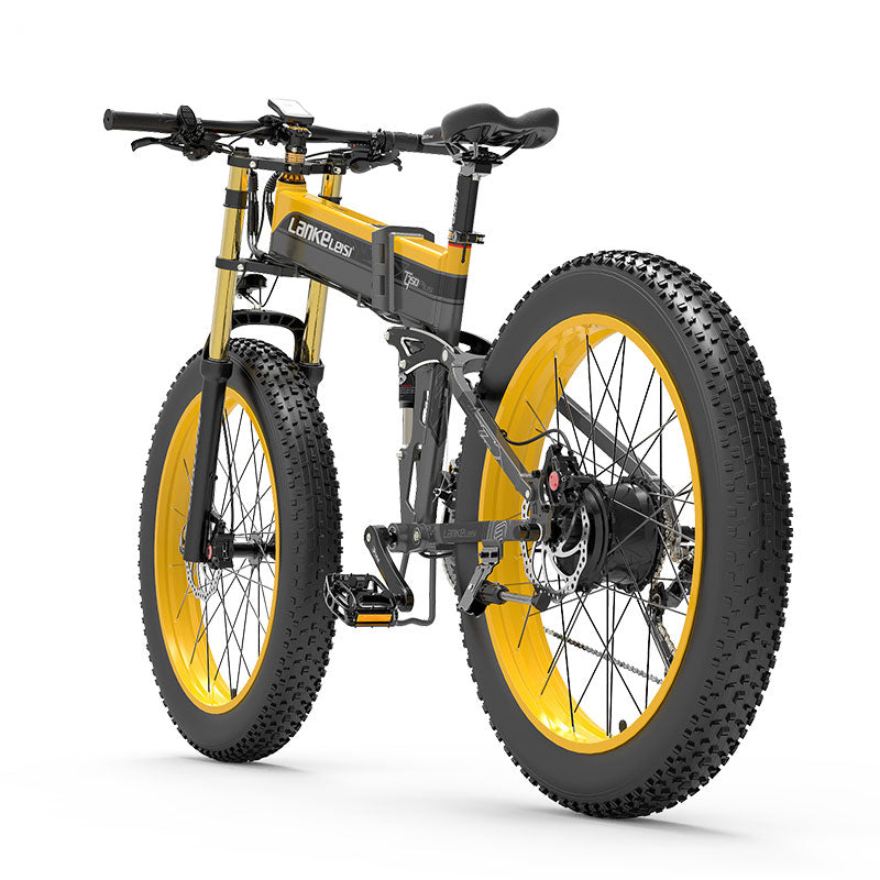 Lankeleisi XT750 Plus 1000W Foldable Mountain Electric Bike with 26" Fat Tires