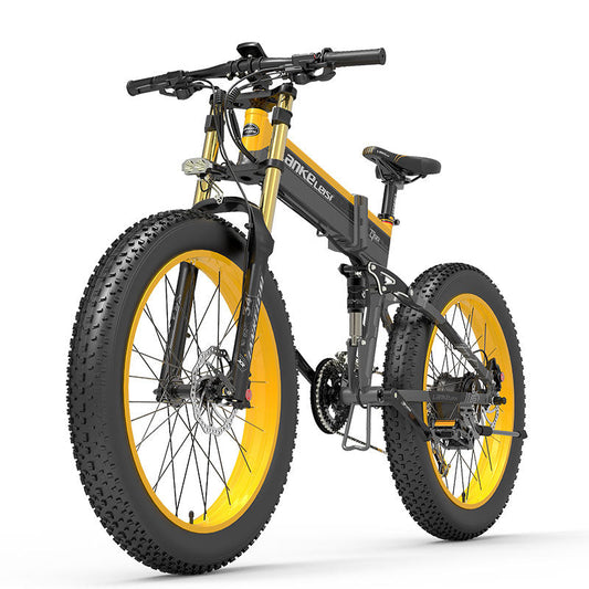 Lankeleisi XT750 Plus 1000W Foldable Mountain Electric Bike with 26" Fat Tires
