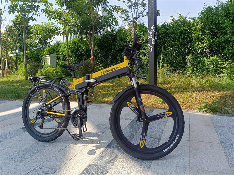 Lankeleisi XT750 Sport Version 500W Foldable Mountain Electric Bike with 26" Fat Tires - Pre-order