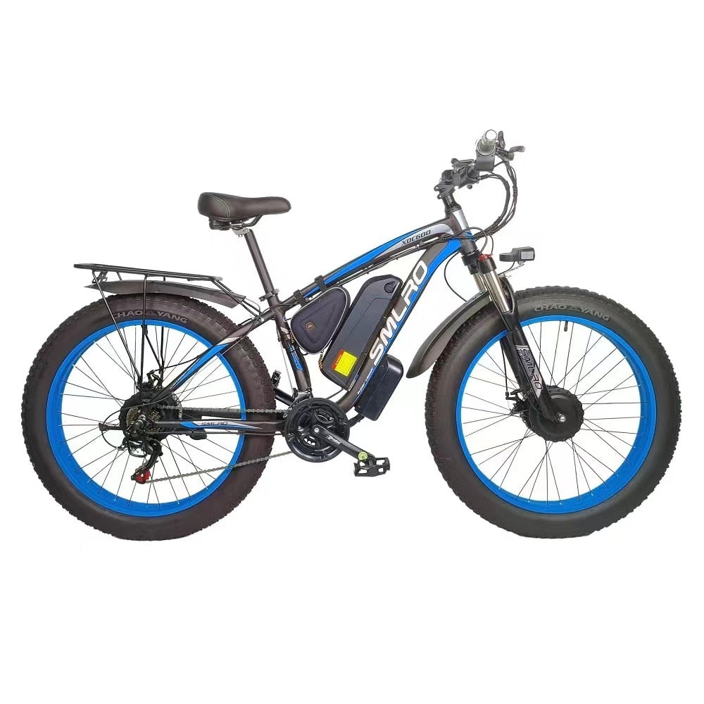 SLMRO XDC600 PLUS 2000W City & Mountain Electric Bicycle with Fat Tires